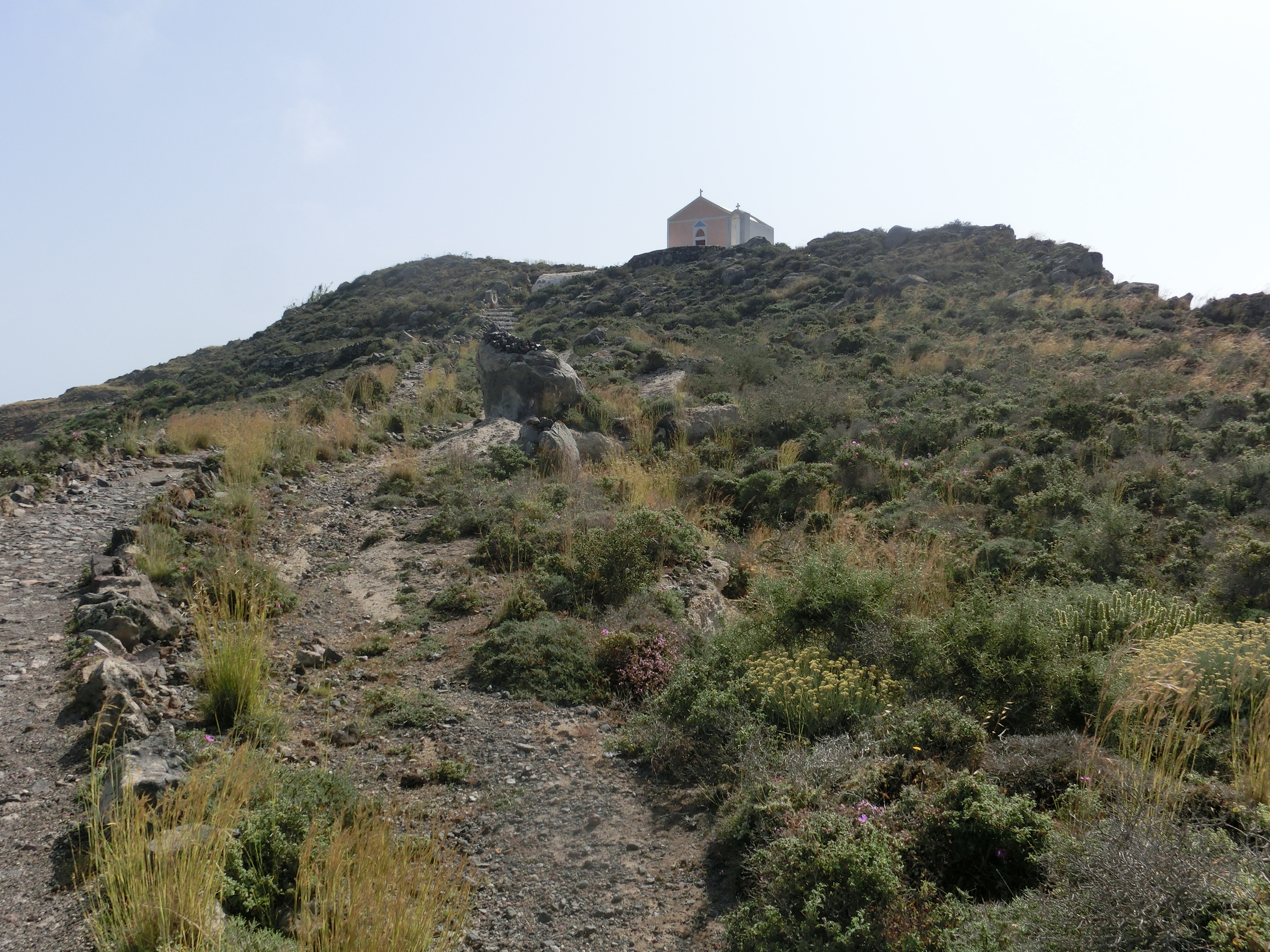 Kraterwanderung Santorin