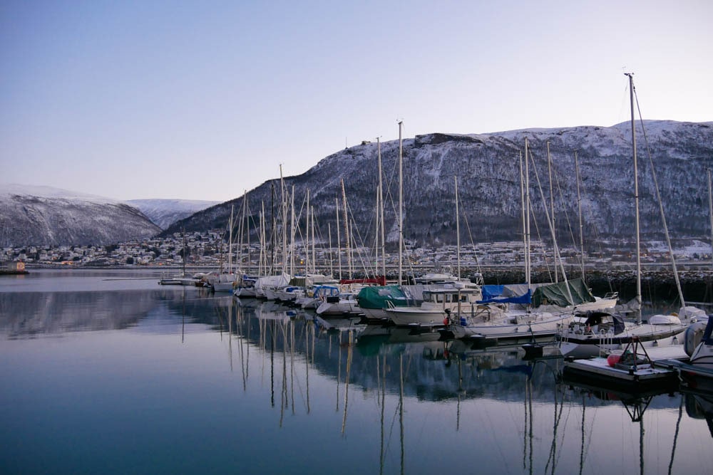 Hafen von Tromsø, Norwegen